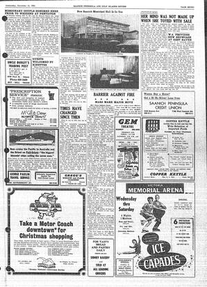 Saanich Peninsula And Gulf Islands Review Wed, December 15, 1965 (Page 7)