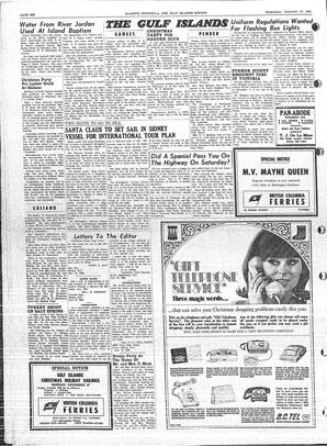 Saanich Peninsula And Gulf Islands Review Wed, December 15, 1965 (Page 6)