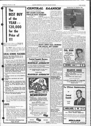 Saanich Peninsula And Gulf Islands Review Wed, December 8, 1965 (Page 11)
