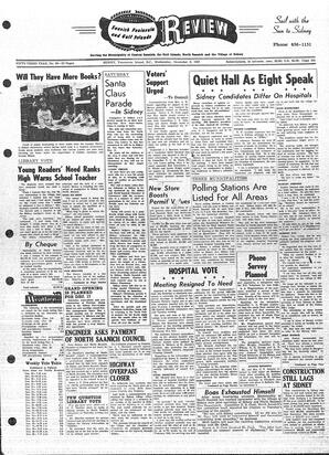 Saanich Peninsula And Gulf Islands Review Wed, December 8, 1965 (Page 1)