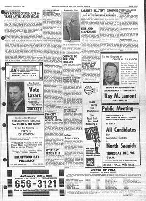 Saanich Peninsula And Gulf Islands Review Wed, December 1, 1965 (Page 9)