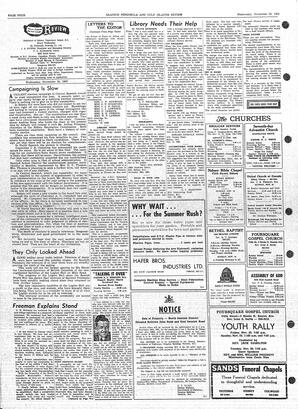 Saanich Peninsula And Gulf Islands Review Wed, November 24, 1965 (Page 4)