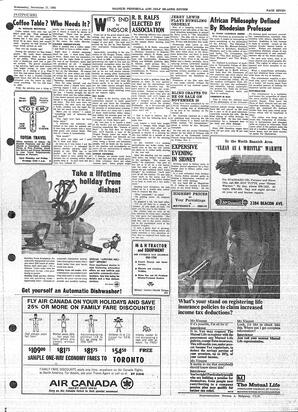 Saanich Peninsula And Gulf Islands Review Wed, November 17, 1965 (Page 7)