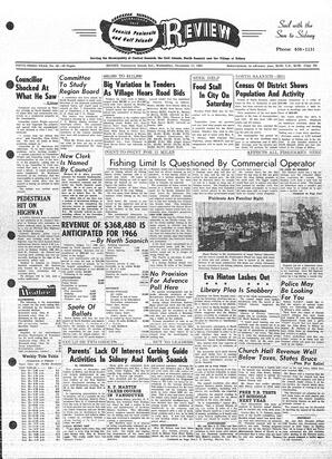 Saanich Peninsula And Gulf Islands Review Wed, November 17, 1965 (Page 1)