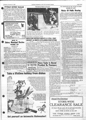 Saanich Peninsula And Gulf Islands Review Wed, November 10, 1965 (Page 9)