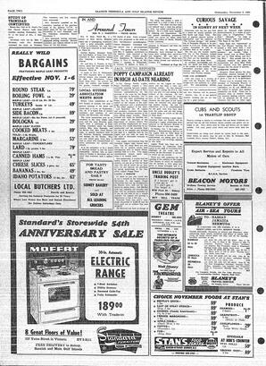 Saanich Peninsula And Gulf Islands Review Wed, November 3, 1965 (Page 2)
