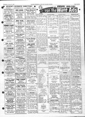 Saanich Peninsula And Gulf Islands Review Wed, October 27, 1965 (Page 7)