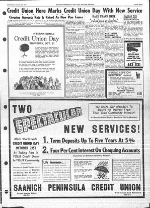 Saanich Peninsula And Gulf Islands Review Wed, October 20, 1965 (Page 5)