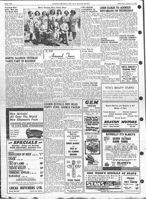 Saanich Peninsula And Gulf Islands Review Wed, October 13, 1965 (Page 2)