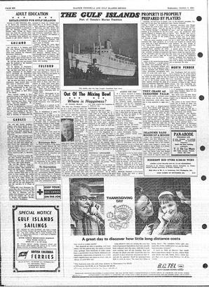 Saanich Peninsula And Gulf Islands Review Wed, October 6, 1965 (Page 6)