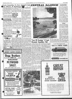 Saanich Peninsula And Gulf Islands Review Wed, October 6, 1965 (Page 3)