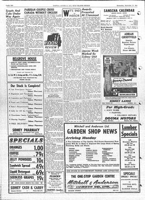 Saanich Peninsula And Gulf Islands Review Wed, September 22, 1965 (Page 10)