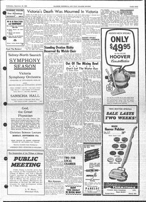 Saanich Peninsula And Gulf Islands Review Wed, September 22, 1965 (Page 9)