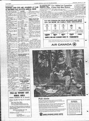 Saanich Peninsula And Gulf Islands Review Wed, September 15, 1965 (Page 8)