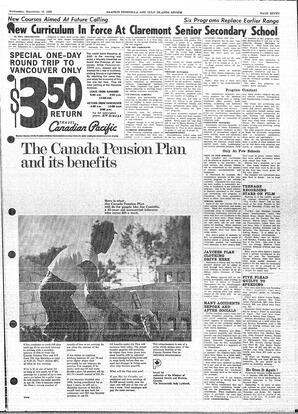 Saanich Peninsula And Gulf Islands Review Wed, September 15, 1965 (Page 7)