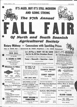 Saanich Peninsula And Gulf Islands Review Wed, September 1, 1965 (Page 11)