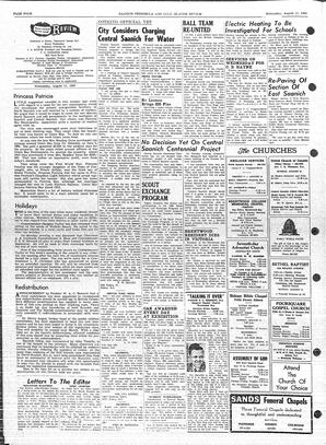Saanich Peninsula And Gulf Islands Review Wed, August 11, 1965 (Page 4)