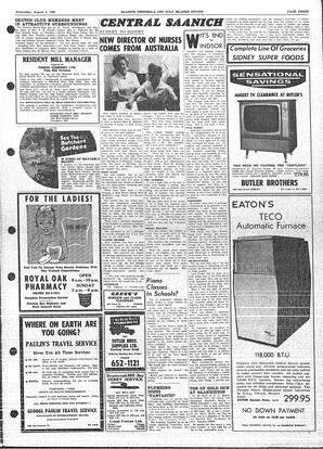 Saanich Peninsula And Gulf Islands Review Wed, August 4, 1965 (Page 3)