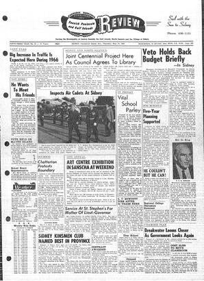 Saanich Peninsula And Gulf Islands Review Thu, May 27, 1965 (Page 1)