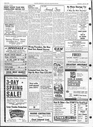 Saanich Peninsula And Gulf Islands Review Wed, April 21, 1965 (Page 2)