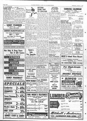 Saanich Peninsula And Gulf Islands Review Wed, October 7, 1964 (Page 10)