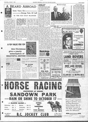 Saanich Peninsula And Gulf Islands Review Wed, October 7, 1964 (Page 7)