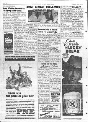 Saanich Peninsula And Gulf Islands Review Wed, August 26, 1964 (Page 6)