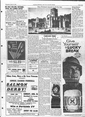 Saanich Peninsula And Gulf Islands Review Wed, August 12, 1964 (Page 9)