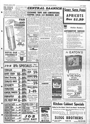 Saanich Peninsula And Gulf Islands Review Wed, August 5, 1964 (Page 3)