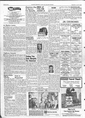 Saanich Peninsula And Gulf Islands Review Wed, July 22, 1964 (Page 4)