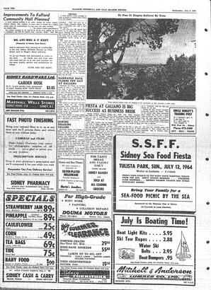 Saanich Peninsula And Gulf Islands Review Wed, July 8, 1964 (Page 10)