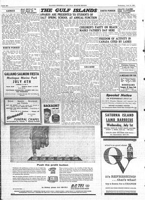 Saanich Peninsula And Gulf Islands Review Wed, June 24, 1964 (Page 6)