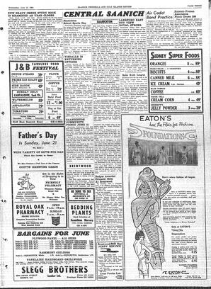 Saanich Peninsula And Gulf Islands Review Wed, June 10, 1964 (Page 3)
