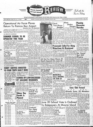 Saanich Peninsula And Gulf Islands Review Wed, June 10, 1964 (Page 1)