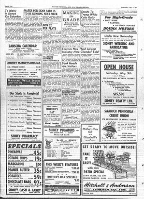 Saanich Peninsula And Gulf Islands Review Wed, May 6, 1964 (Page 10)