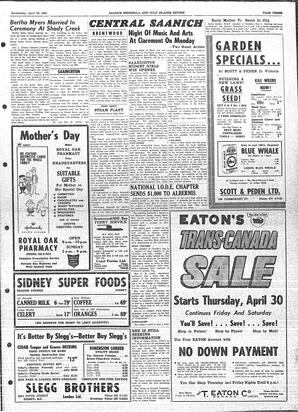 Saanich Peninsula And Gulf Islands Review Wed, April 29, 1964 (Page 3)
