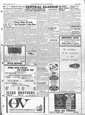 Saanich Peninsula And Gulf Islands Review Wed, February 26, 1964 (Page 3)