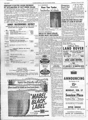 Saanich Peninsula And Gulf Islands Review Wed, February 12, 1964 (Page 8)