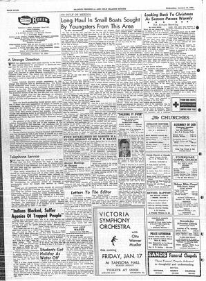 Saanich Peninsula And Gulf Islands Review Wed, January 15, 1964 (Page 4)