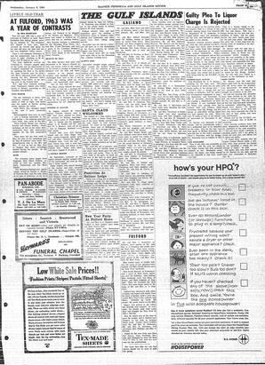 Saanich Peninsula And Gulf Islands Review Wed, January 8, 1964 (Page 7)