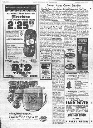 Saanich Peninsula And Gulf Islands Review Wed, December 4, 1963 (Page 8)