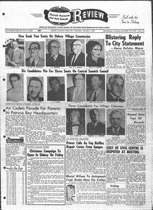 Saanich Peninsula And Gulf Islands Review Wed, December 4, 1963 (Page 1)