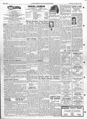 Saanich Peninsula And Gulf Islands Review Wed, November 20, 1963 (Page 4)