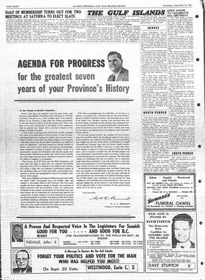 Saanich Peninsula And Gulf Islands Review Wed, September 25, 1963 (Page 8)