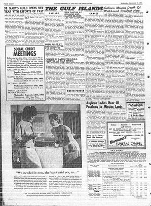 Saanich Peninsula And Gulf Islands Review Wed, September 18, 1963 (Page 8)