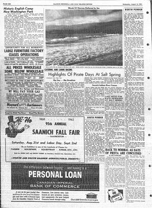 Saanich Peninsula And Gulf Islands Review Wed, August 14, 1963 (Page 6)