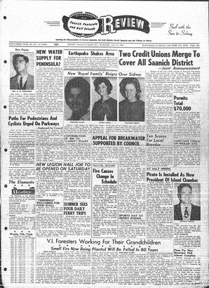 Saanich Peninsula And Gulf Islands Review Wed, June 12, 1963 (Page 1)