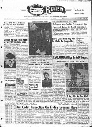 Saanich Peninsula And Gulf Islands Review Wed, May 22, 1963 (Page 1)