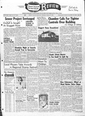 Saanich Peninsula And Gulf Islands Review Wed, February 20, 1963 (Page 1)
