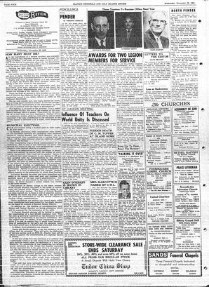 Saanich Peninsula And Gulf Islands Review Wed, November 28, 1962 (Page 4)